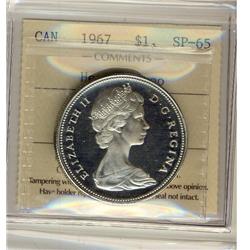 1967 $1 ICCS SP-65 Heavy Cameo