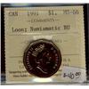 Image 1 : 1991 $1 Loon ICCS MS66