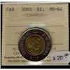 Image 1 : 2005 $2 ICCS MS64