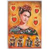 Image 1 : Mexican Oil on Canvas Signed Frida Kahlo