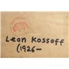 Image 6 : British Oil on Paper Signed L. Kossoff