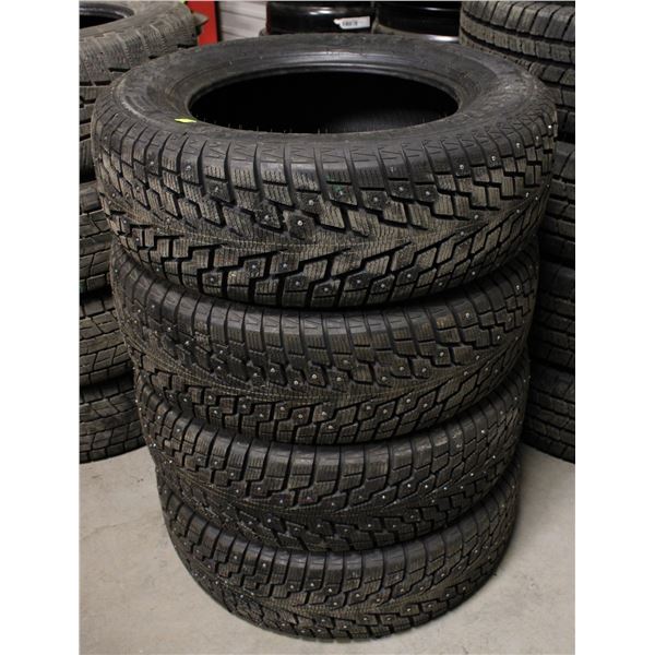SET OF 4 NEW GT RADIAL ICE PRO 3 STUDDED TIRES