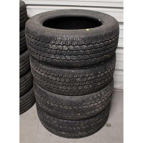 SET OF 4 GOODYEAR WRANGLER TIRES
