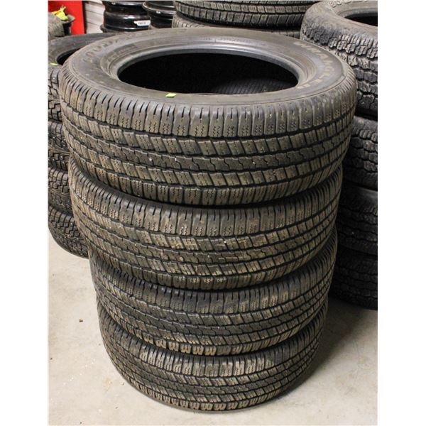 SET OF 4 GOODYEAR WRANGLER SR-A TIRES