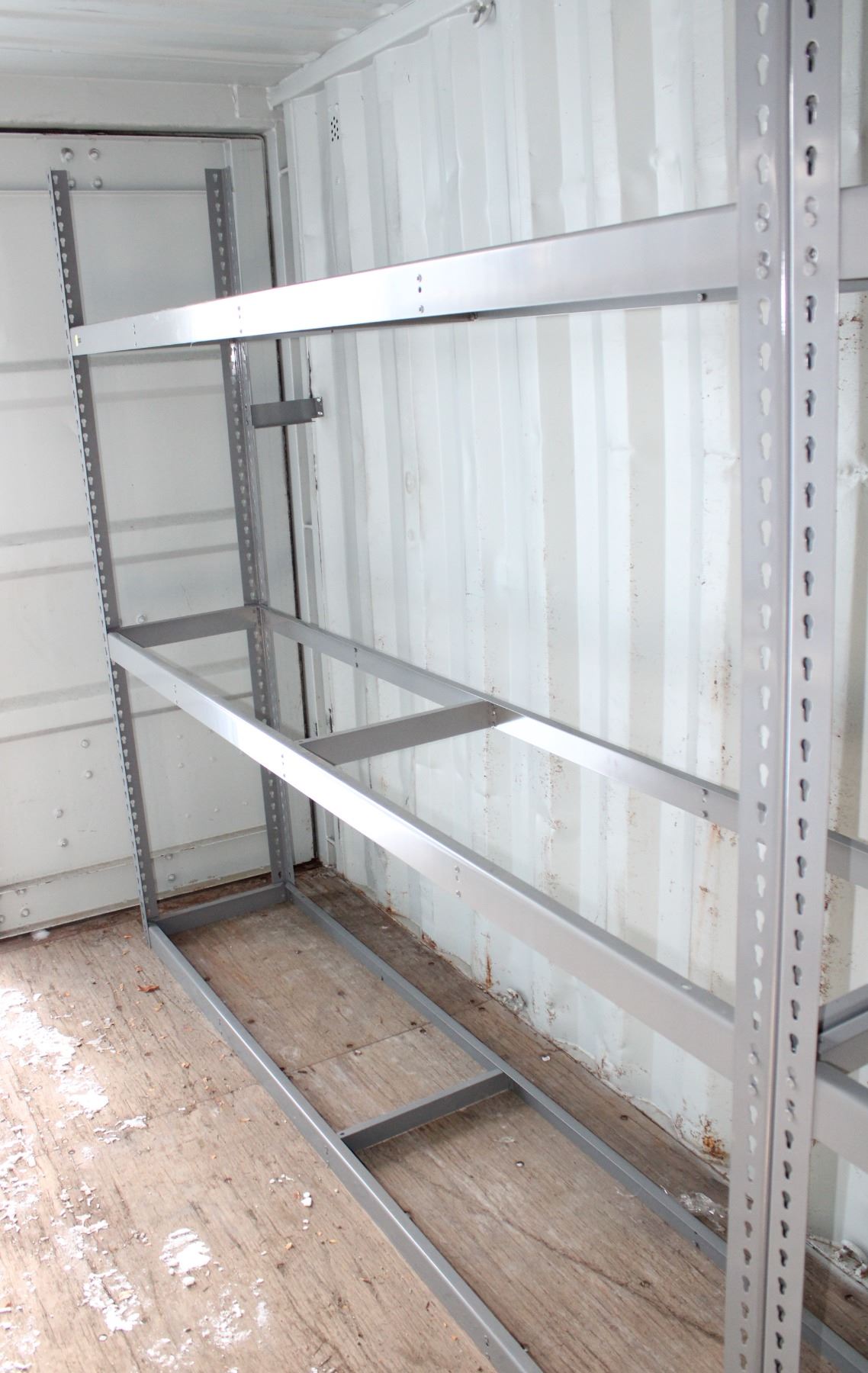 THREE TIER METAL RACK 8 FT X 1 1/2 FT X 7FT