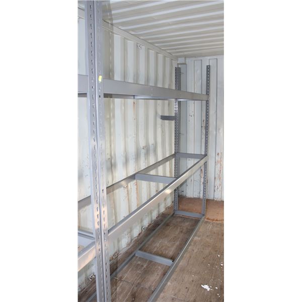 THREE TIER METAL RACK 8 FT X 1 1/2 FT X 7FT