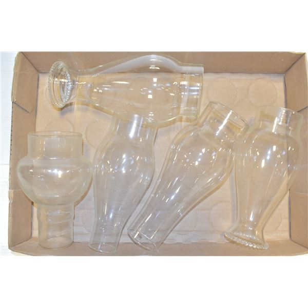 COAL OIL LAMP GLOBES OR SHADES.