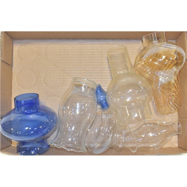 COAL OIL LAMP GLOBES OR SHADES.