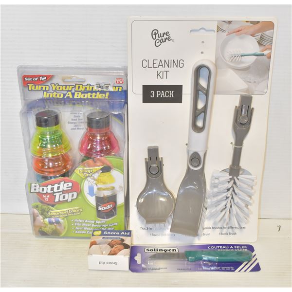 BOX OF NEW HOUSEHOLD ITEMS