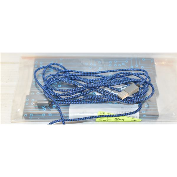 SET OF 4 NEW 10 FOOT CHARGING CORDS FOR IPHONE