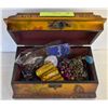 Image 1 : JEWELRY BOX AND CONTENTS