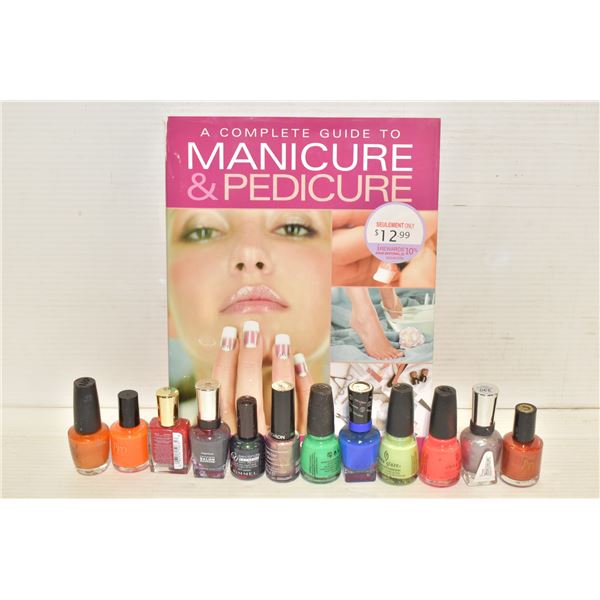 MANICURE +PEDICURE GUIDE 12 NEW NAILPOLISH