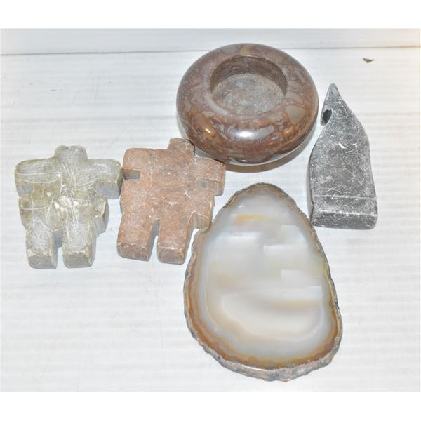 5 PIECE STONE COLLECTION