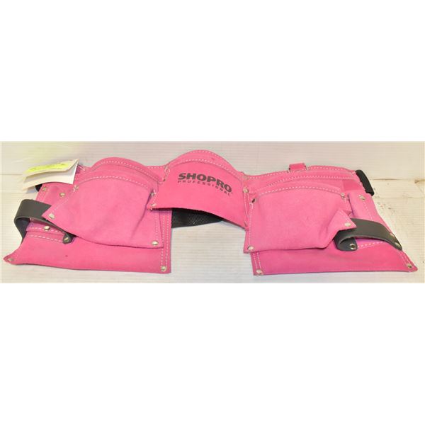 NEW PINK  TOOL BELT