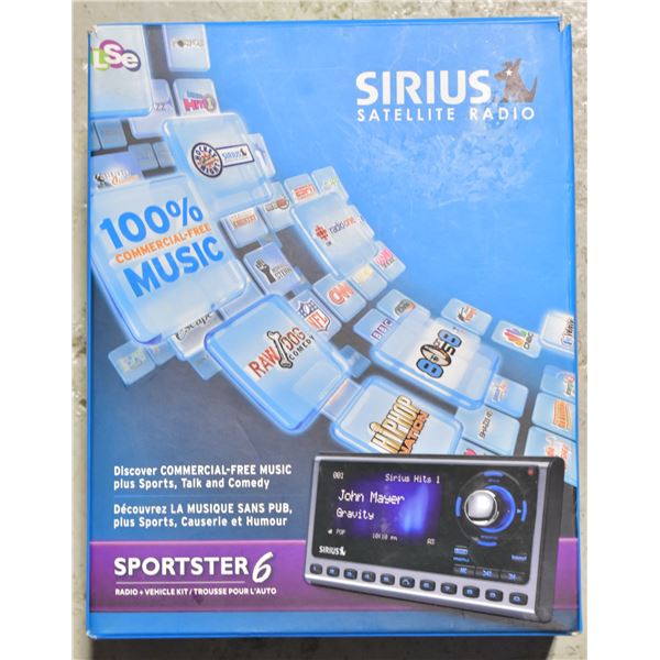NEW IN BOX SIRIUS SATELLITE RADIO SYSTEM -