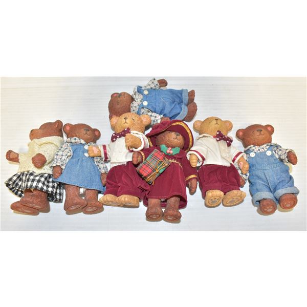 7 X 5" RUSS BARRIE TEDDY BEARS