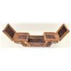 Image 1 : INLAID CARVED MINIATURE SEWING BOX TRIFOLD