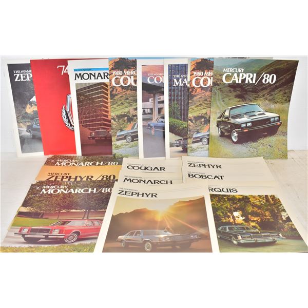 VINTAGE AUTO DEALER FORD SALES BROCHURES