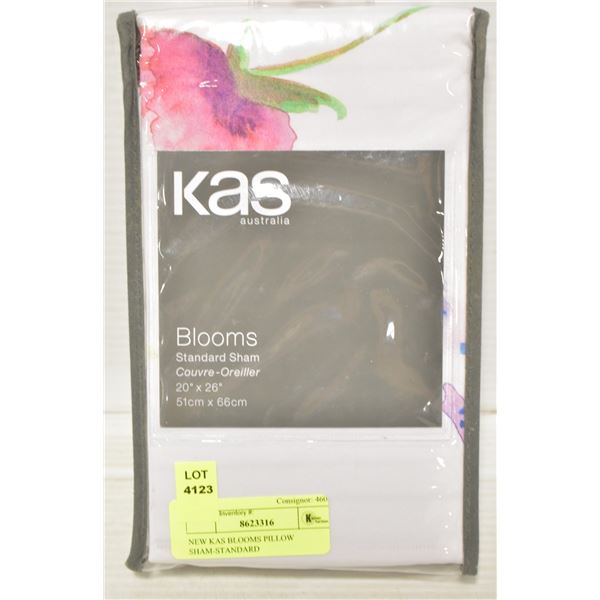 NEW KAS BLOOMS PILLOW SHAM-STANDARD
