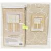 Image 1 : 2 NEW SETS OF BEIGE TIER CURTAINS