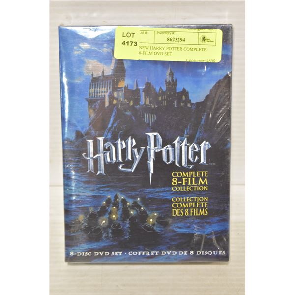 NEW HARRY POTTER COMPLETE 8-FILM DVD SET