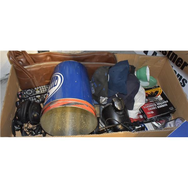 FLAT ASSTD - OILERS / NBA TRASH CANS, BALL HATS,