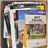 Image 1 : OVER 150 VINTAGE AUTO DEALER CAR SALES BROCHURES.