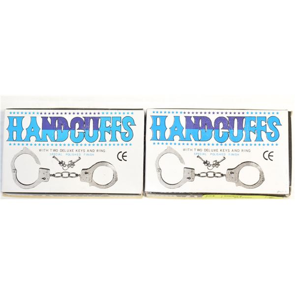 2 PAIRS OF HANDCUFFS