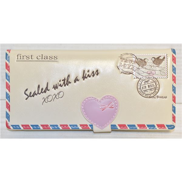 VINTAGE LOVE LETTER LRG LADIES WALLET BY SHAGWEAR