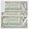 Image 1 : CANADIAN 1 AND 2 DOLLAR VALUES BILLS