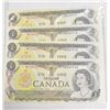 Image 1 : CANADIAN 1 AND 2 DOLLAR VALUES BILLS