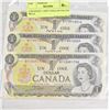 Image 1 : CANADIAN 1 AND 2 DOLLAR VALUES BILLS