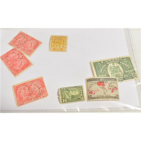 CANADIAN AND WORLD STAMPS, POSTAGE AND OTHER TYPES