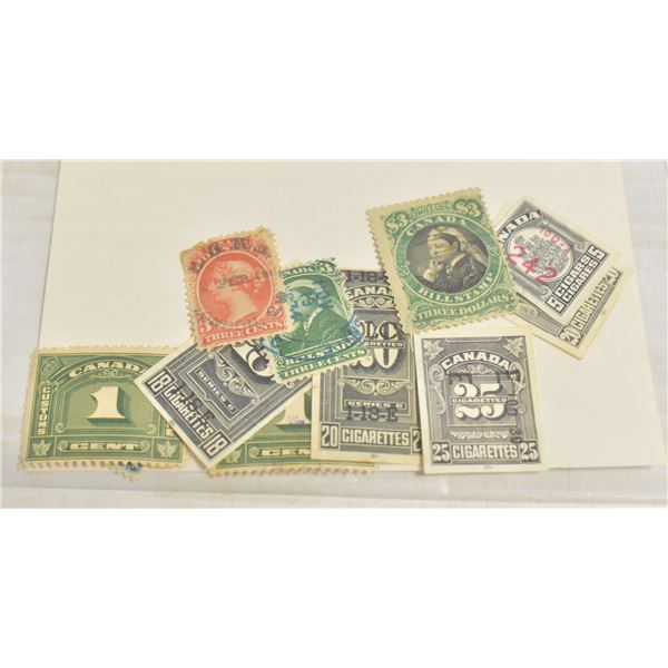 CANADIAN AND WORLD STAMPS, POSTAGE AND OTHER TYPES