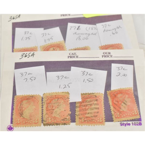 CANADIAN AND WORLD STAMPS, POSTAGE AND OTHER TYPES