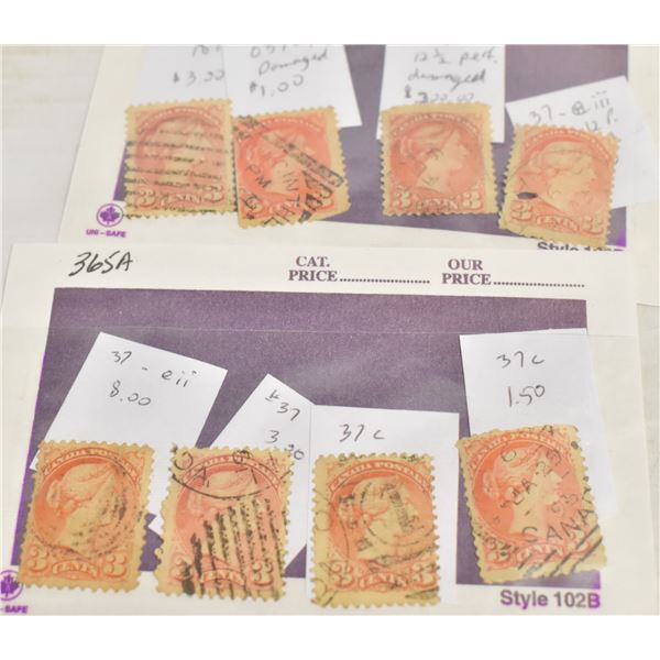 CANADIAN AND WORLD STAMPS, POSTAGE AND OTHER TYPES