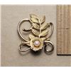 Image 1 : 2) VINTAGE SIGNED CORO GOLD TONE BROOCH WITH
