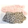 Image 1 : PINK RABBIT FUR SCARF & LYNX FUR COLLAR TOGETHER