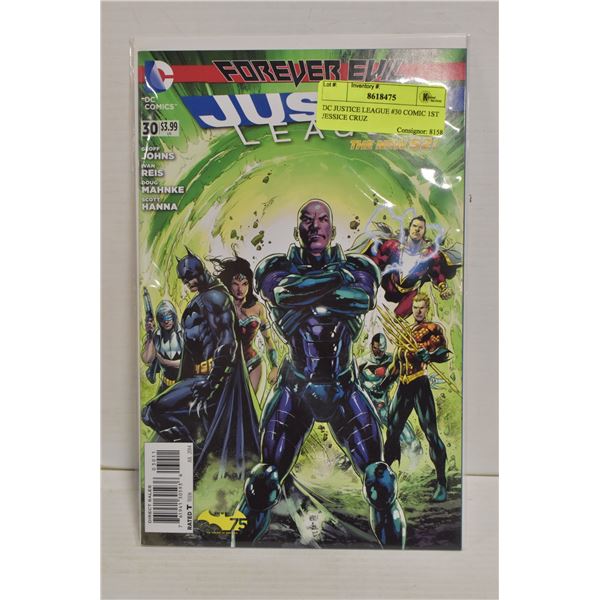 DC JUSTICE LEAGUE #30 COMIC 1ST JESSICE CRUZ