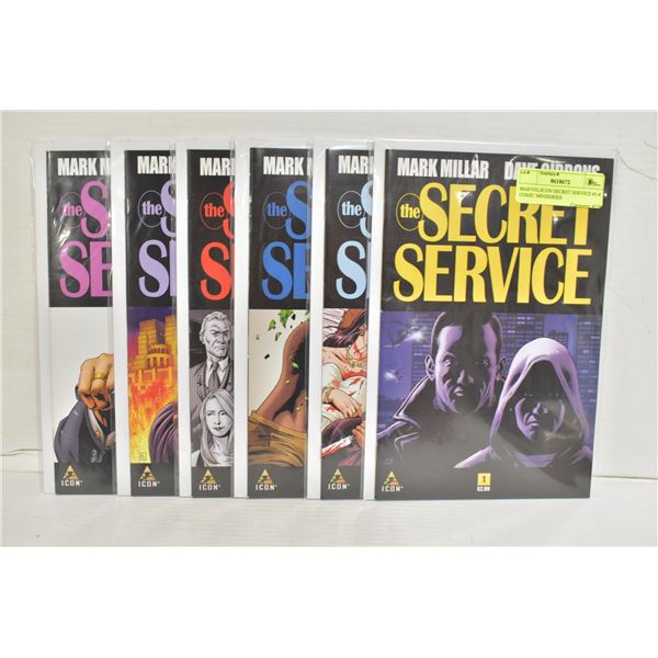 MARVEL/ICON SECRET SERVICE #1-6 COMIC MINISERIES
