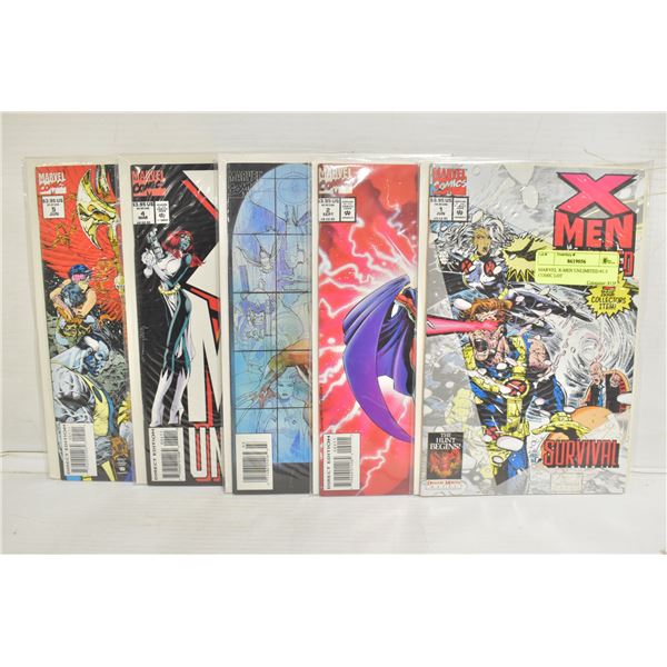 MARVEL X-MEN UNLIMITED #1-5 COMIC LOT