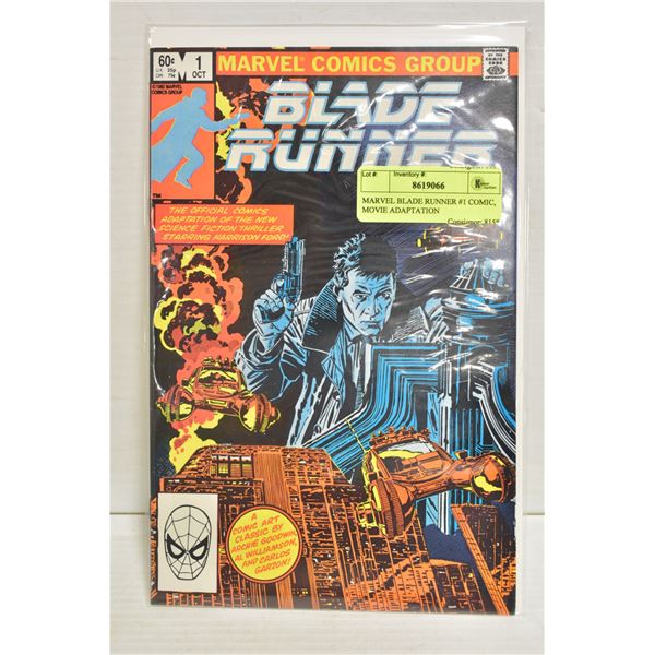 MARVEL BLADE RUNNER #1 COMIC, MOVIE ADAPTATION