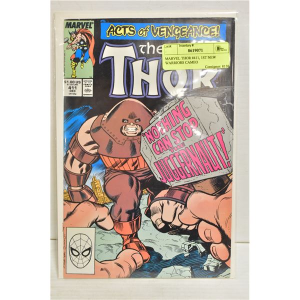 MARVEL THOR #411, 1ST NEW WARRIORS CAMEO