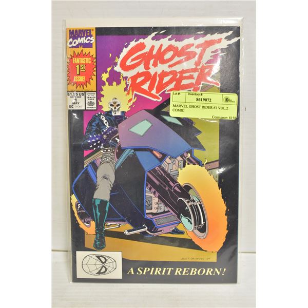 MARVEL GHOST RIDER #1 VOL.2 COMIC