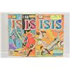 Image 1 : DC THE MIGHTLY ISIS #1, 2, 3 COMIC LOT