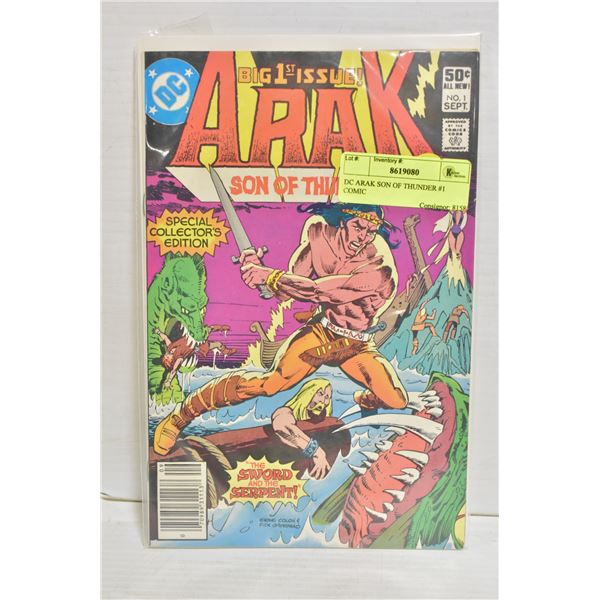 DC ARAK SON OF THUNDER #1 COMIC