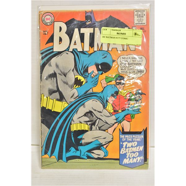 DC BATMAN #177 COMIC
