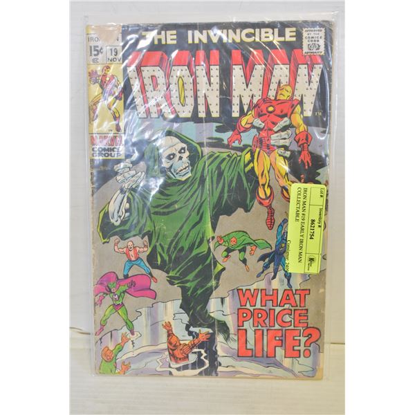 IRON MAN #19 EARLY IRON MAN COLLECTABLE