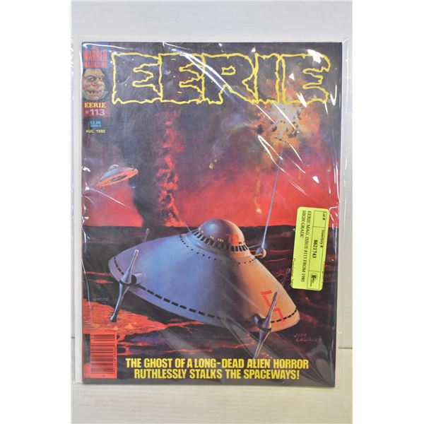 EERIE MAG. ISSUE #113 FROM 1980 HIGH GRADE