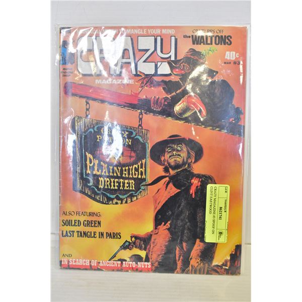 CRAZY MAGAZINE #3 SPOOF ON CLINT EASTWOOD